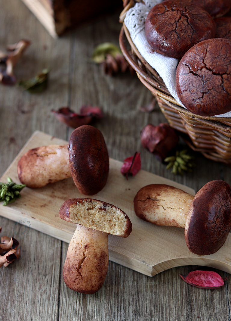 Champignons de pâte sablée - La Cassata Celiaca