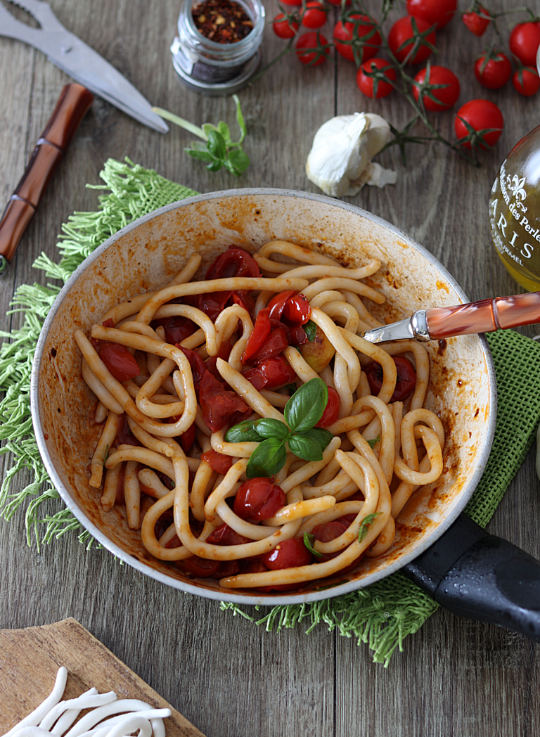 Pici ai pomodorini fatti in casa - La Cassata Celiaca