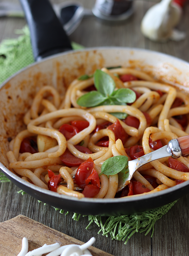 Pici ai pomodorini fatti in casa - La Cassata Celiaca