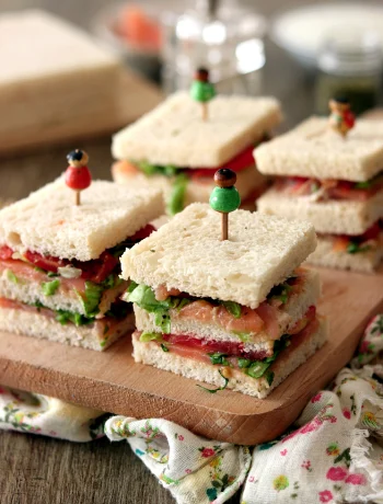 Sandwich au saumon et au thon - La Cassata Celiaca