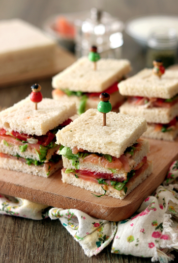 Sandwich au saumon et au thon - La Cassata Celiaca