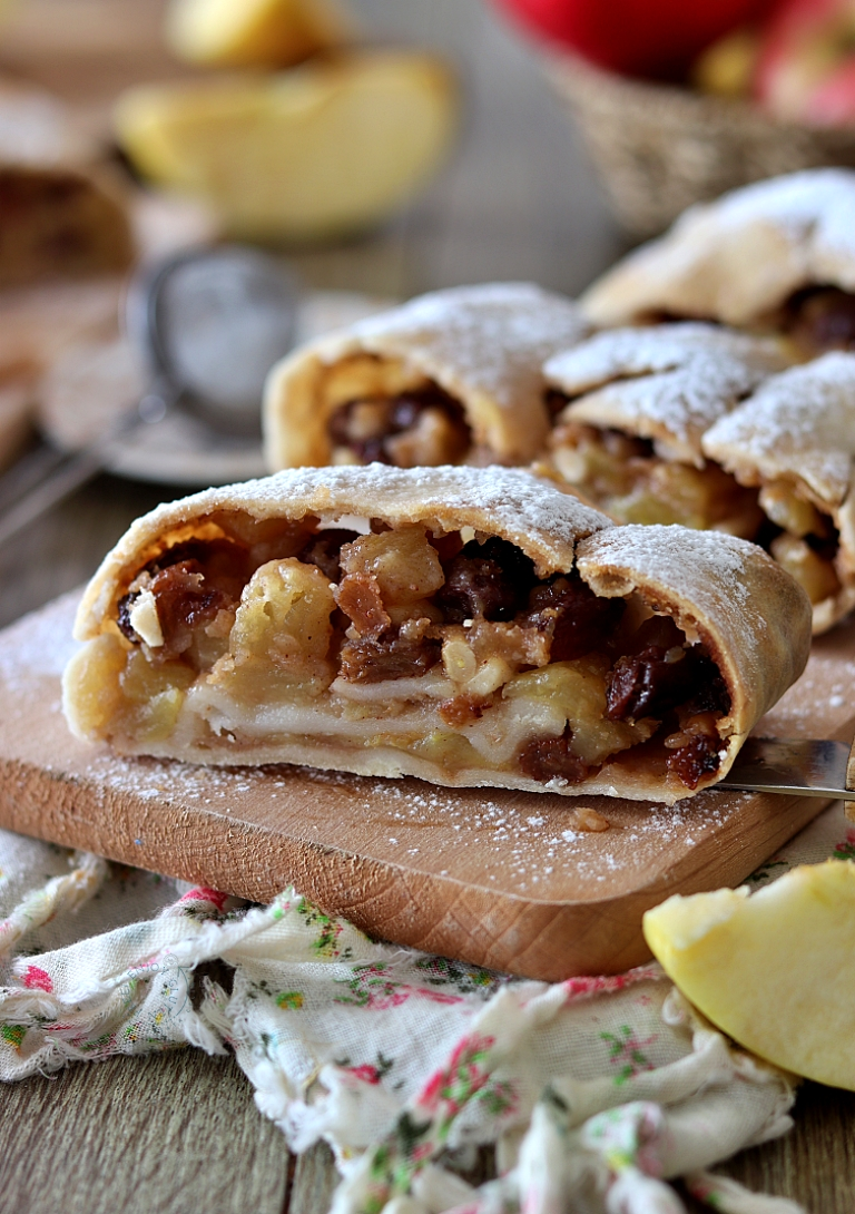 Strudel aux pommes, recette originale - La Cassata Celiaca