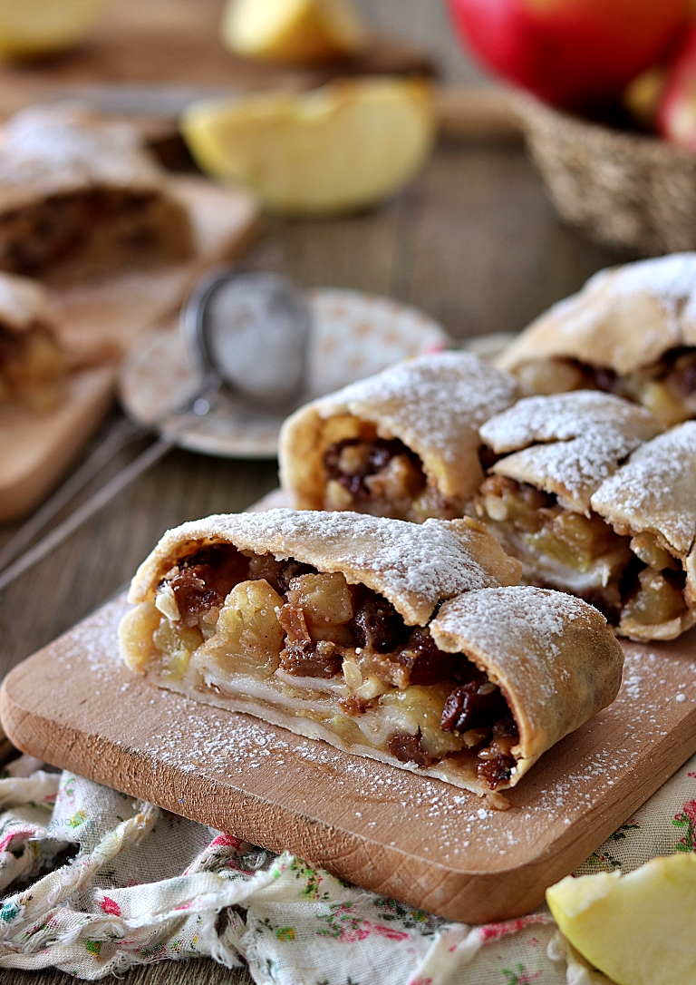 Strudel aux pommes, recette originale - La Cassata Celiaca