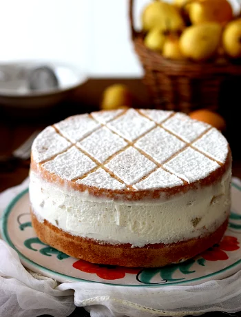 Gâteau de ricotta et poires - La Cassata Celiaca