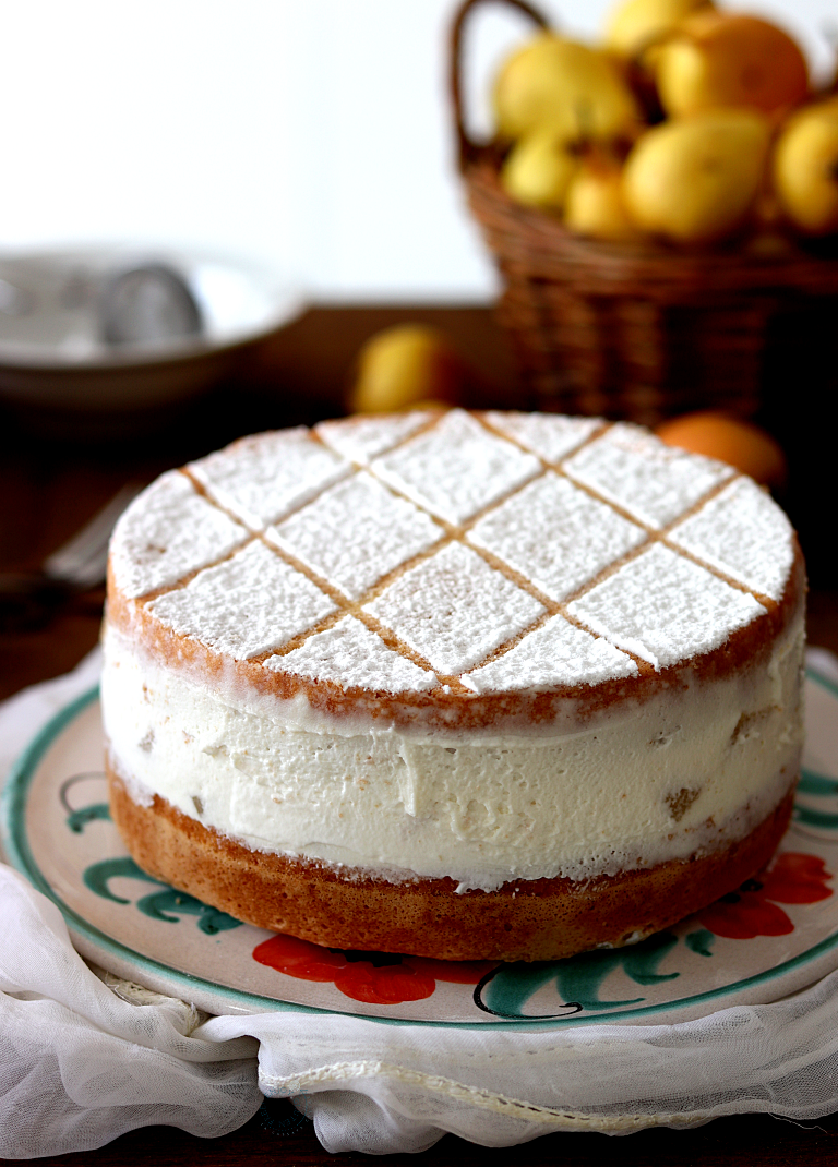 Gâteau de ricotta et poires - La Cassata Celiaca