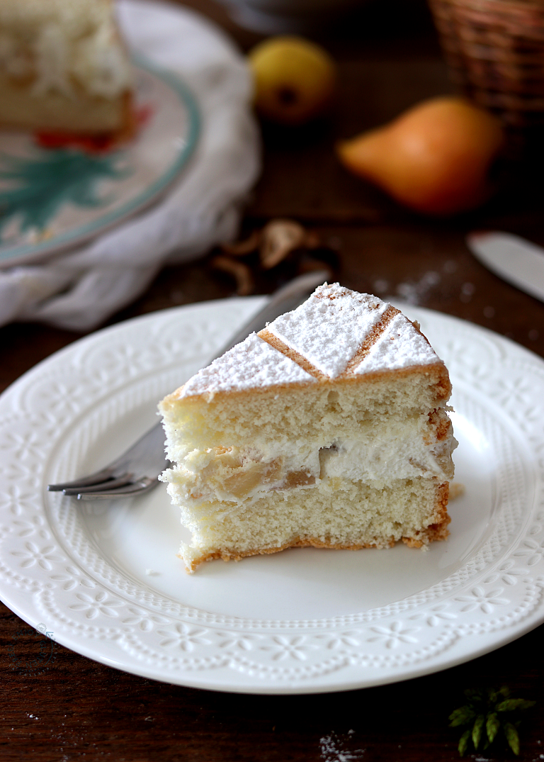 Gâteau de ricotta et poires - La Cassata Celiaca