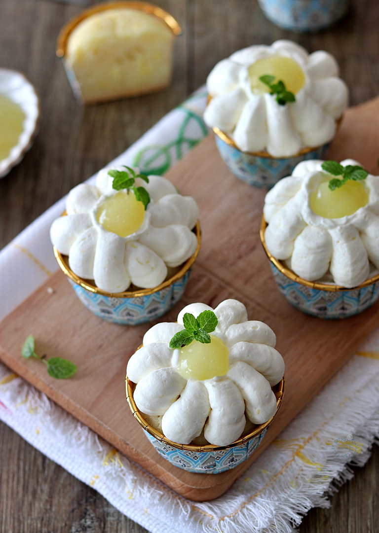 Cupcakes al limone senza glutine - La Cassata Celiaca