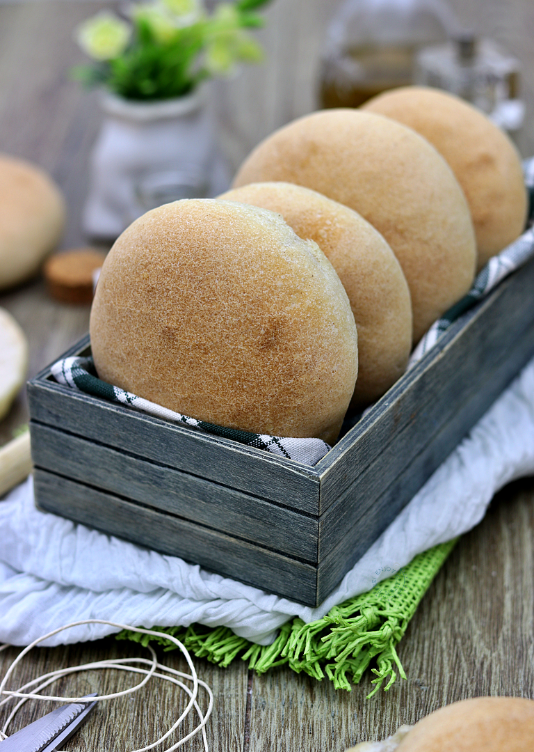 Panini per hamburger con lievito madre di riso - La Cassata Celiaca