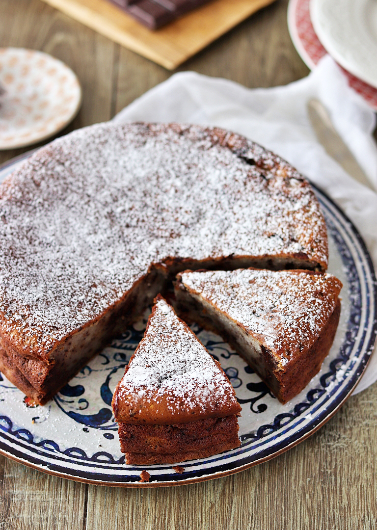 Gâteau à la ricotta et au chocolat sans gluten - La Cassata Celiaca