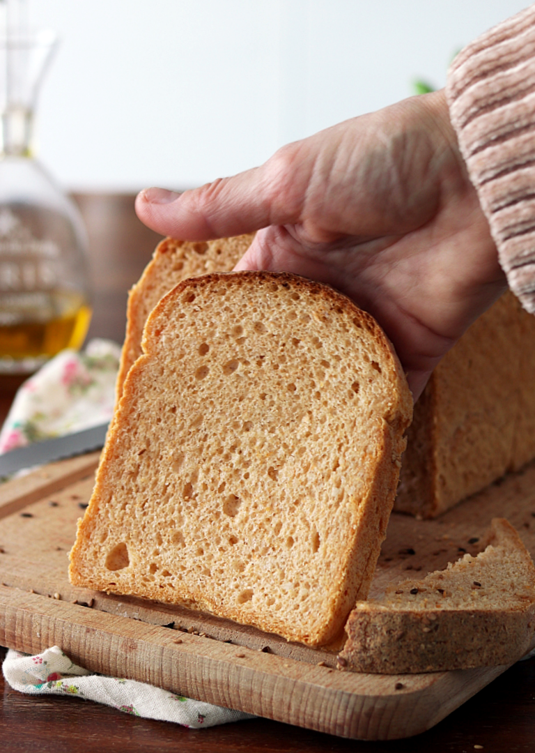 Pane in cassetta alla zucca senza glutine - La Cassata Celiaca